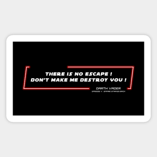 EP5 - DV - No Escape - Quote Sticker